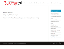 Tablet Screenshot of duratufglass.com